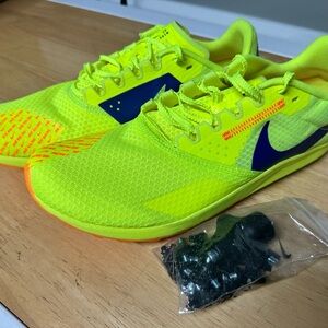 Nike Bright Yellow and Blue Athletic Shoes